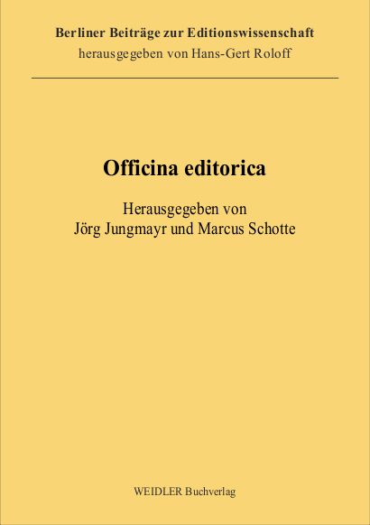 Officina editorica